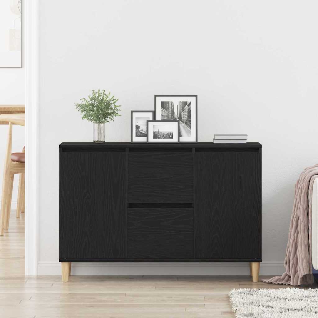 Kreveta s ladicama Crna 102 x 35 x 60 cm Konstruirano drvo