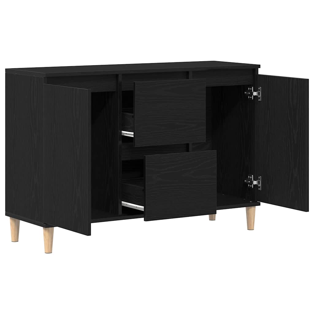 Kreveta s ladicama Crna 102 x 35 x 60 cm Konstruirano drvo