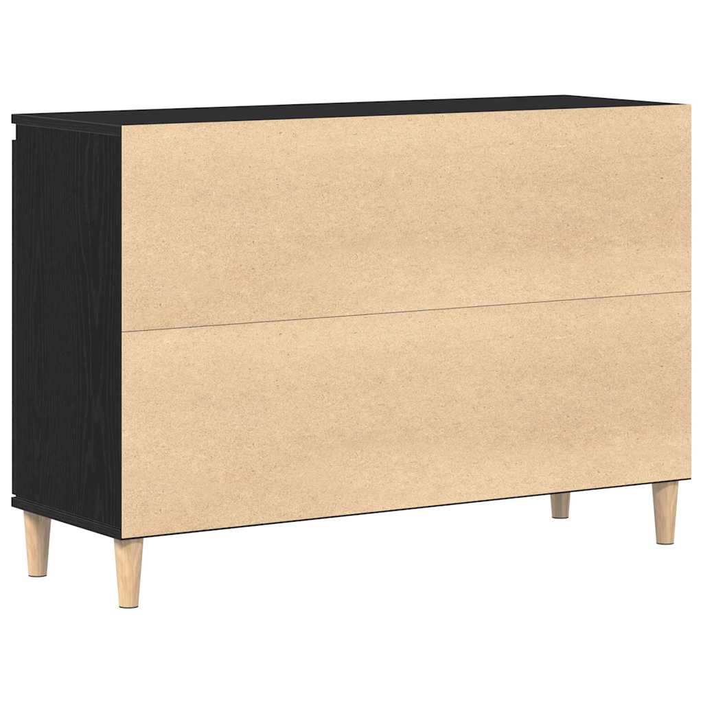 Kreveta s ladicama Crna 102 x 35 x 60 cm Konstruirano drvo