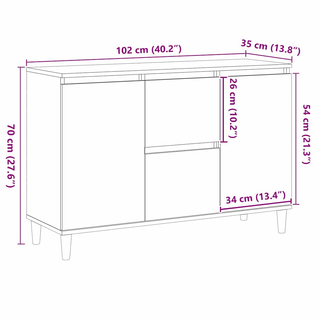 Kreveta s ladicama Crna 102 x 35 x 60 cm Konstruirano drvo