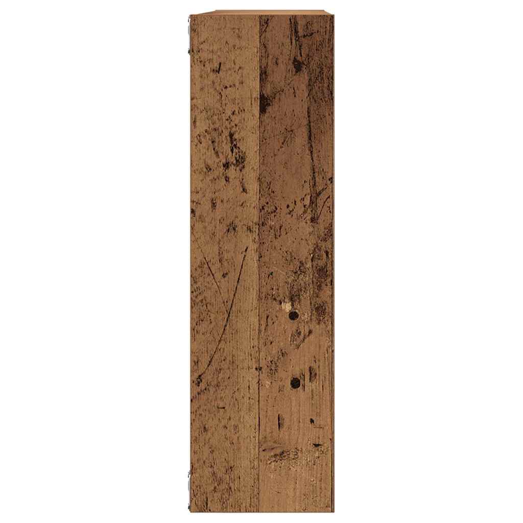 Zidna polica od starog drva 75x16x55 cm, inženjerski izrađeno drvo