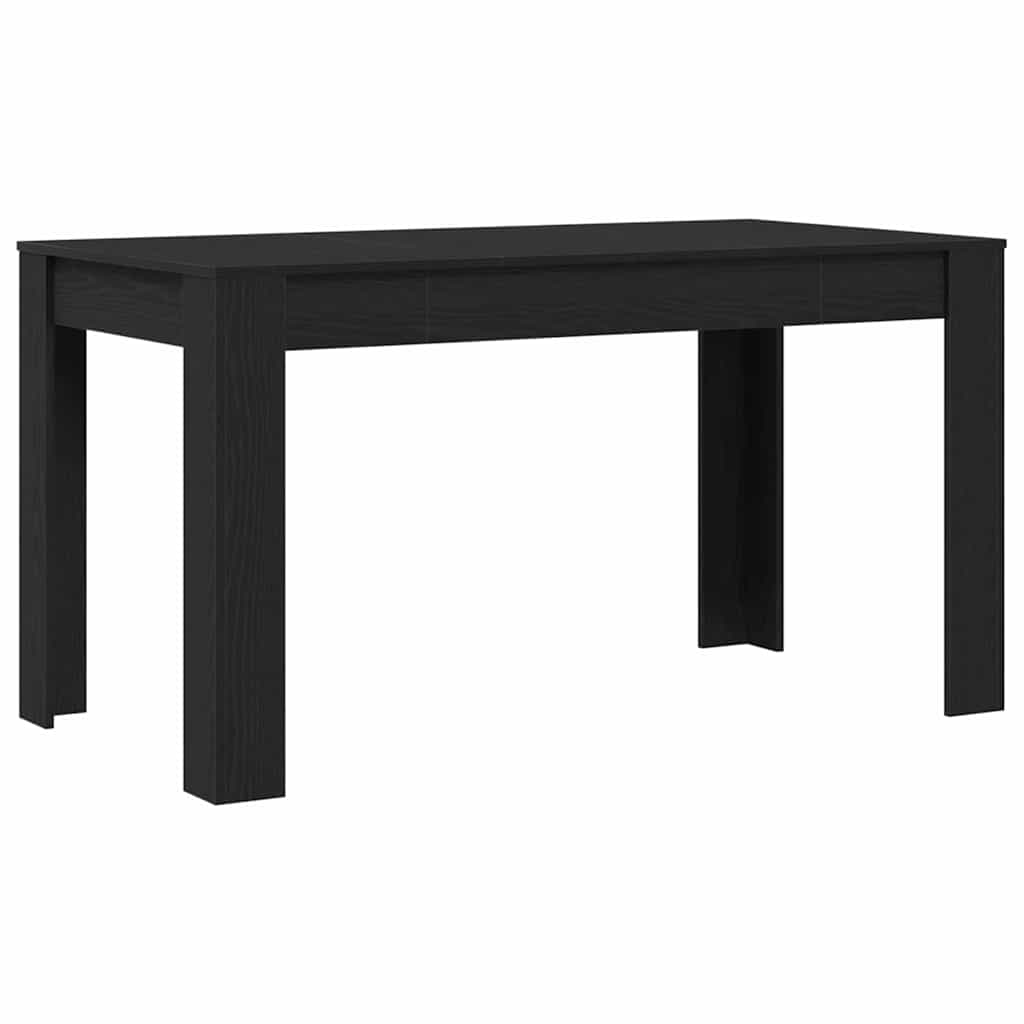 Stol za objedovanje Crni hrast 140 x 74,5 x 76 cm