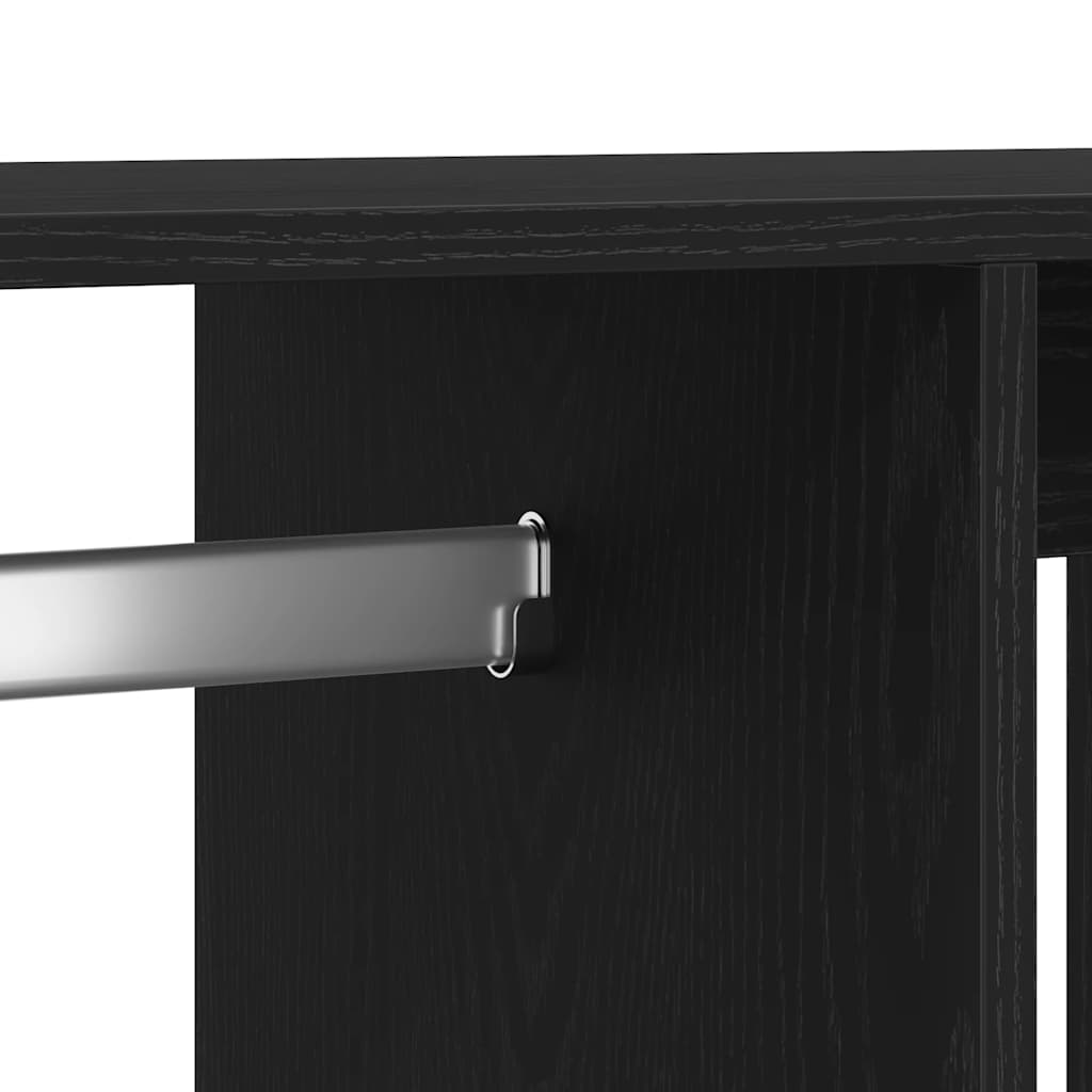 Ormar crni hrast 80x40x110 cm Inženirsko drvo