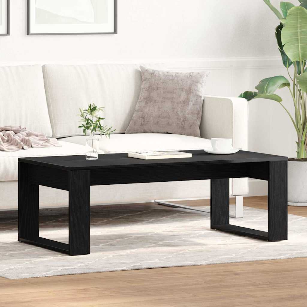 Kava Stol Crni hrast 102 x 50 x 35 cm Konstruirano drvo