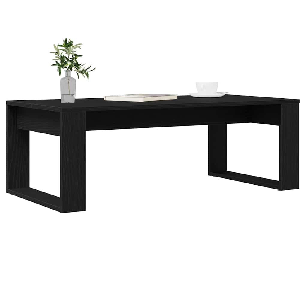 Kava Stol Crni hrast 102 x 50 x 35 cm Konstruirano drvo