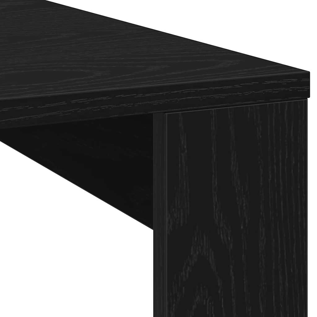 Kava Stol Crni hrast 100 x 100 x 35 cm Konstruirano drvo