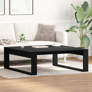 Kava Stol Crni hrast 100 x 100 x 35 cm Konstruirano drvo