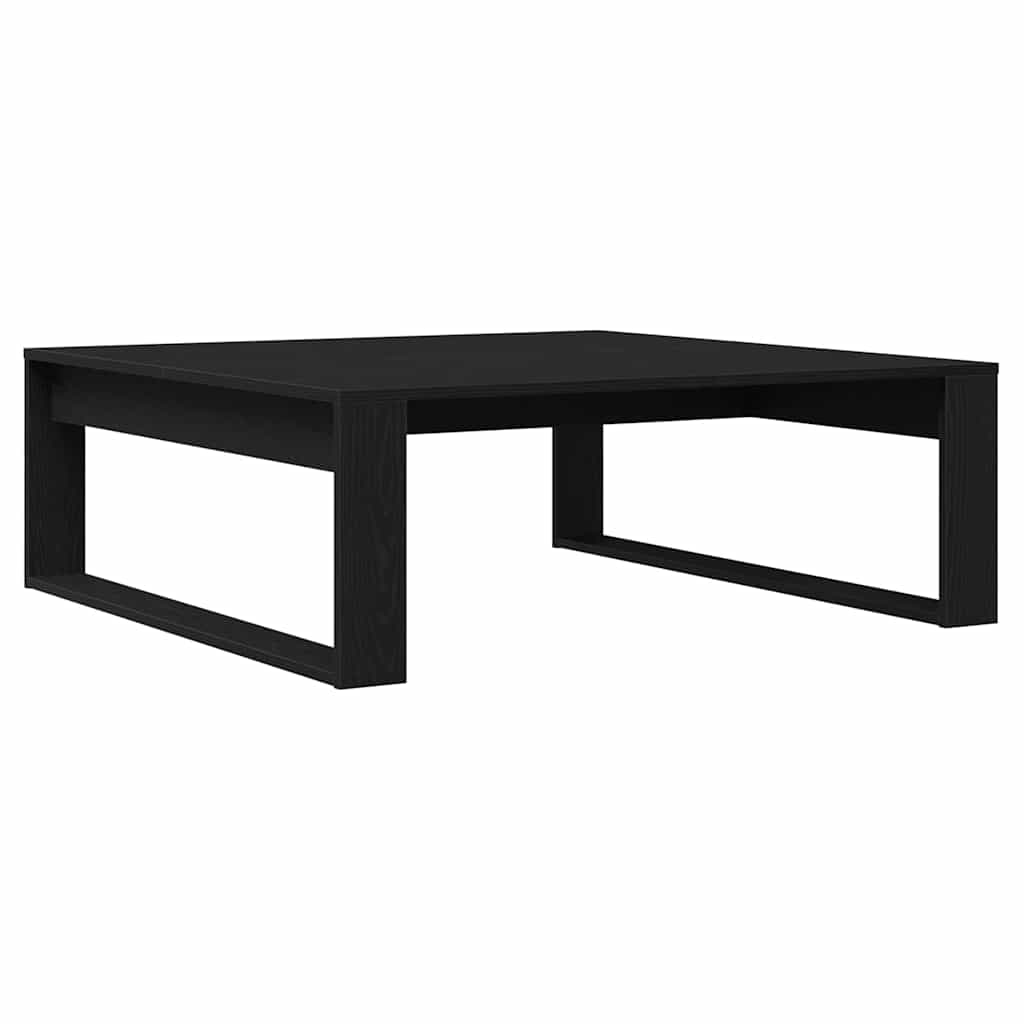 Kava Stol Crni hrast 100 x 100 x 35 cm Konstruirano drvo
