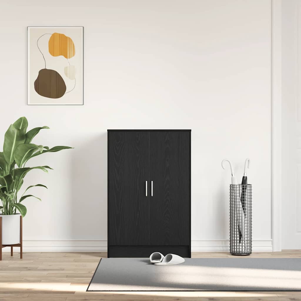 Ormarić za cipele crni hrast 60 x 35 x 92 cm od iverice
