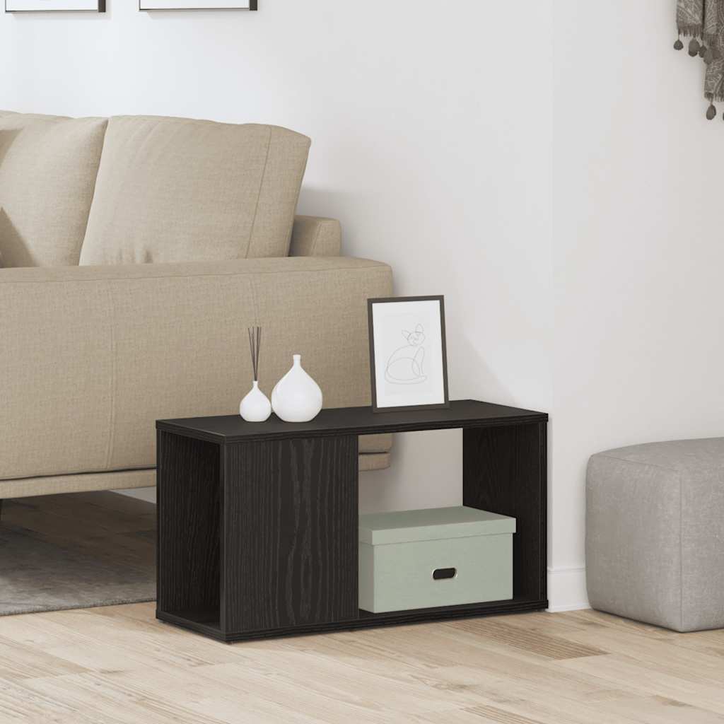 TV ormarić crni hrast 60x24x32 cm inženjerski drvo