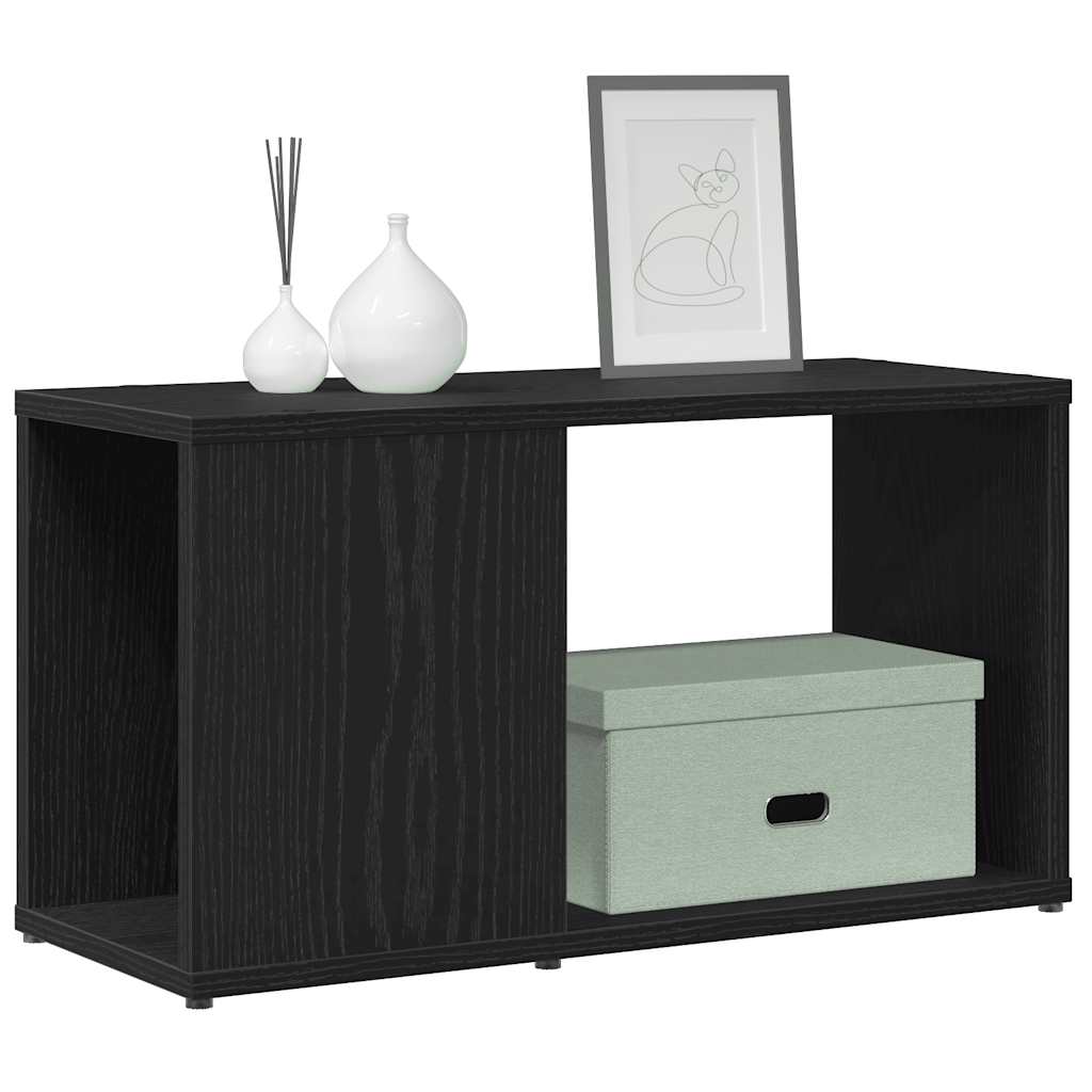 TV ormarić crni hrast 60x24x32 cm inženjerski drvo