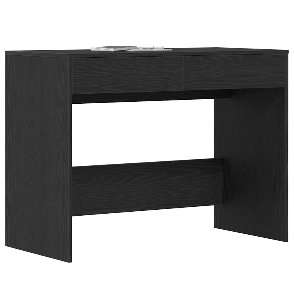 Radni stol Crni hrast 101x50x76,5 cm Konstruirano drvo