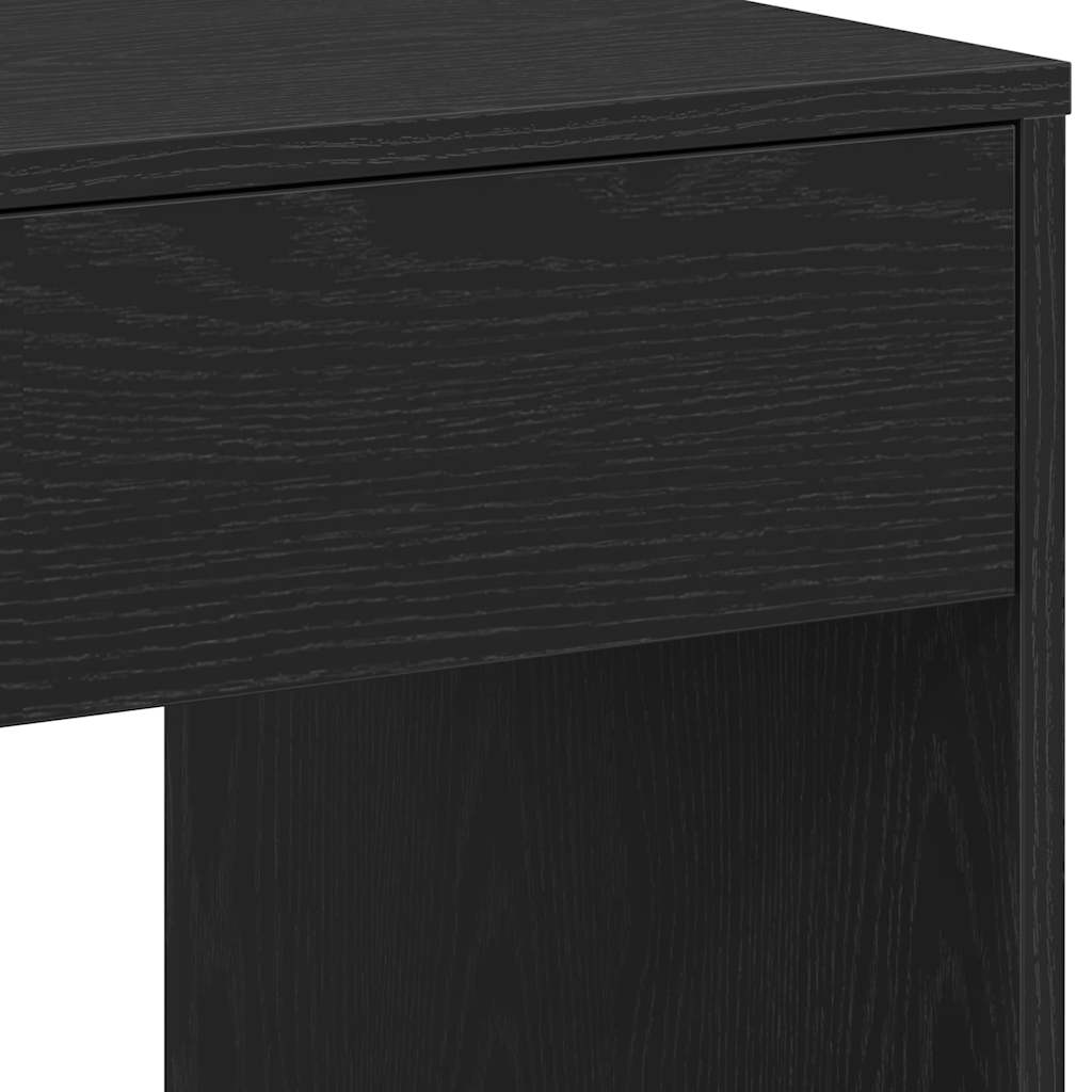 Radni stol Crni hrast 101x50x76,5 cm Konstruirano drvo