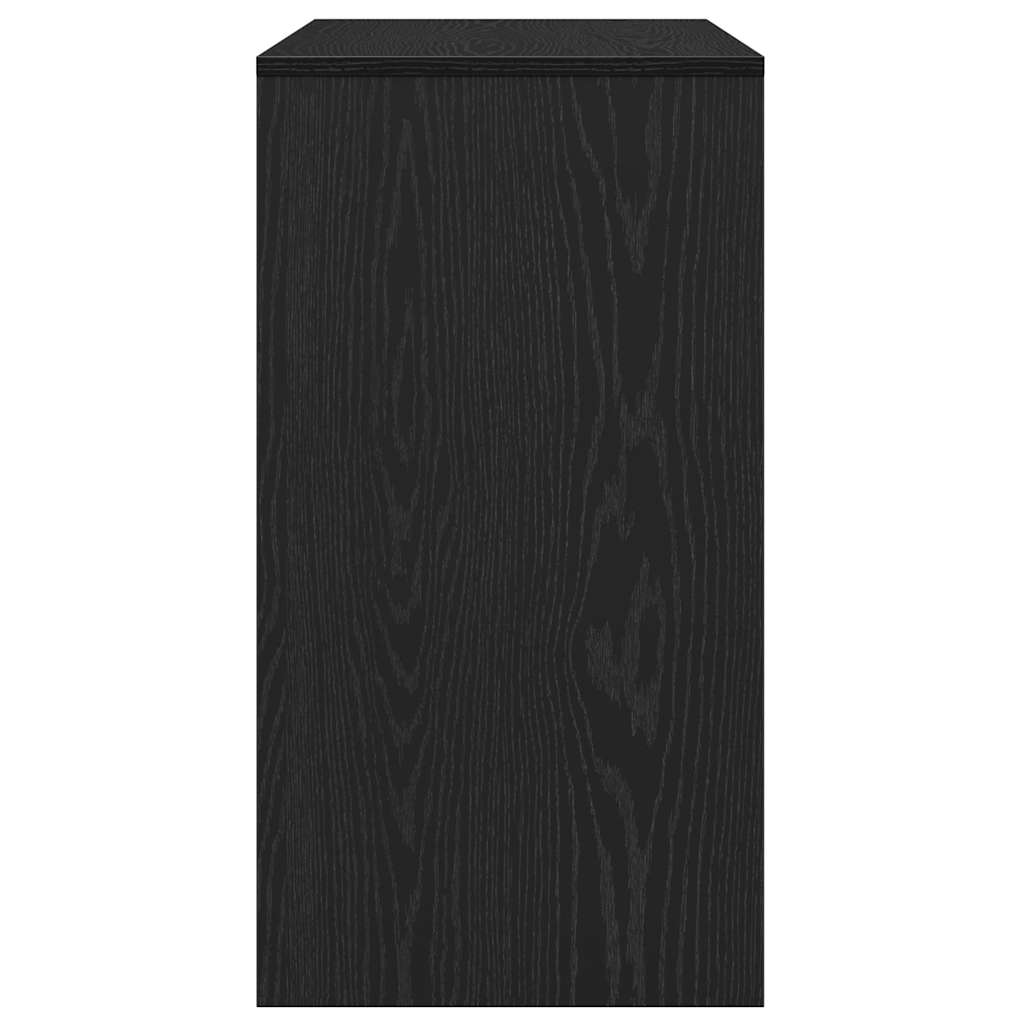 Konzolni stolić crni hrast 89x41x76,5 cm Konstruirano drvo