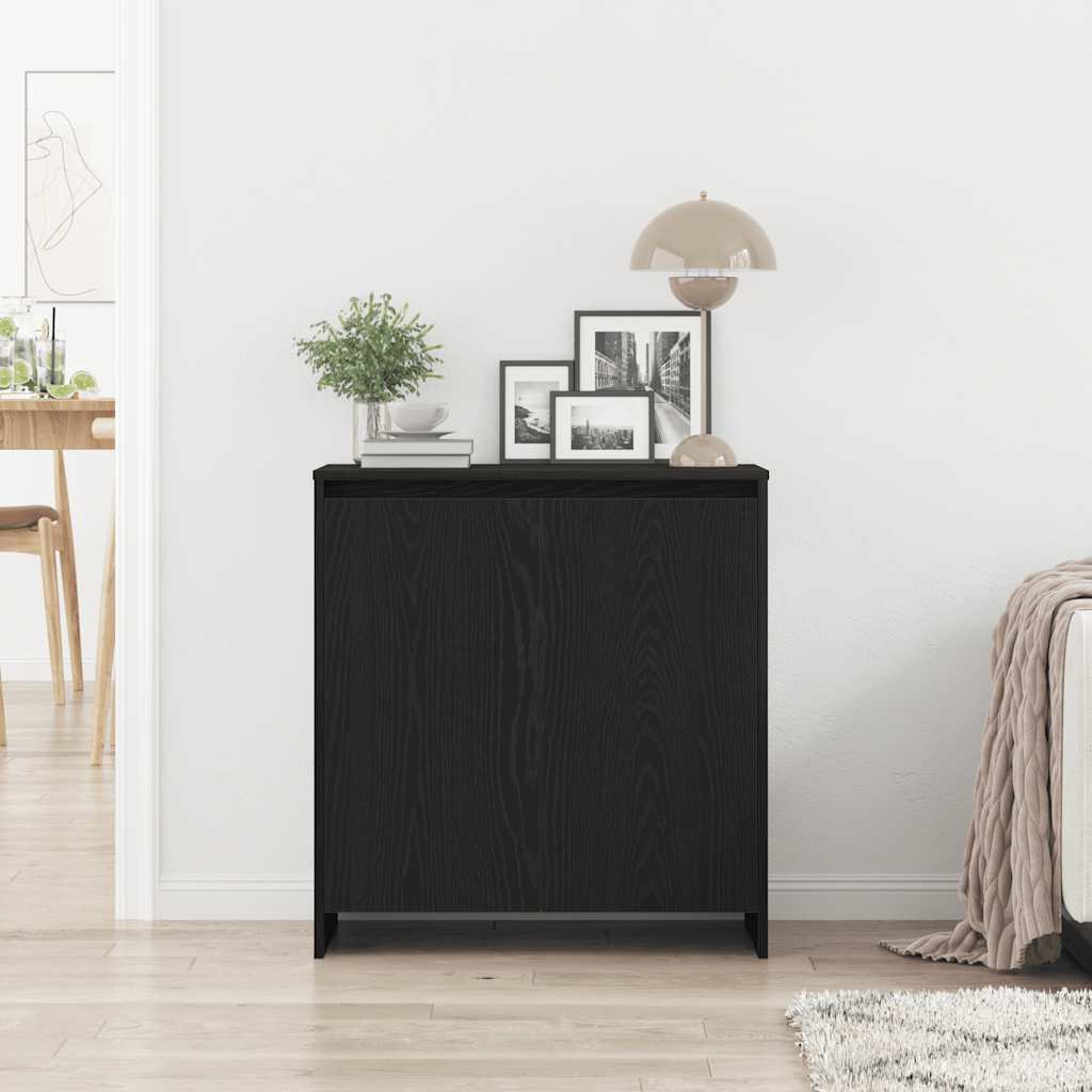 Komoda crni hrast 70x41x75 cm Inženirsko drvo