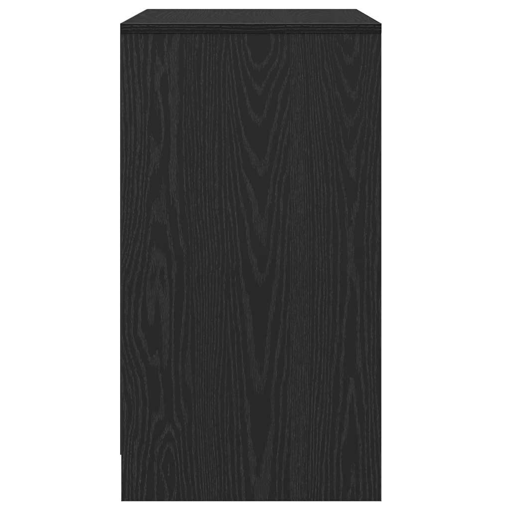 Komoda crni hrast 70x41x75 cm Inženirsko drvo