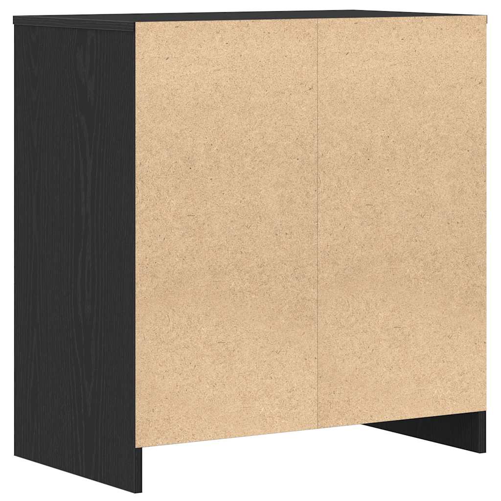 Komoda crni hrast 70x41x75 cm Inženirsko drvo