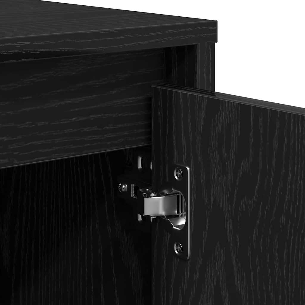 Komoda crni hrast 70x41x75 cm Inženirsko drvo