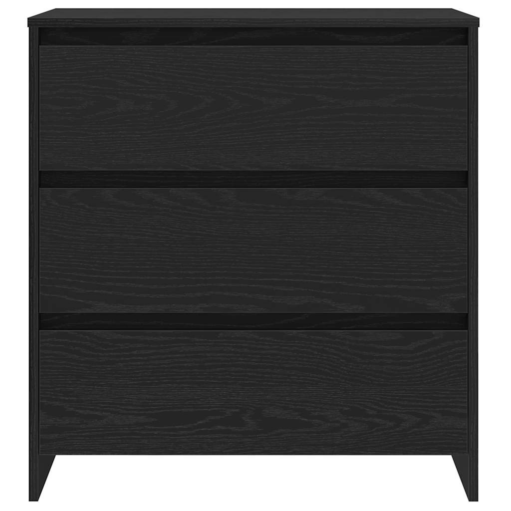 Komoda crni hrast 70x41x75 cm Inženirsko drvo