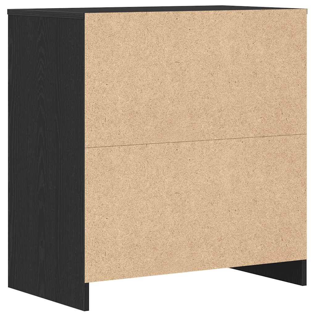 Komoda crni hrast 70x41x75 cm Inženirsko drvo