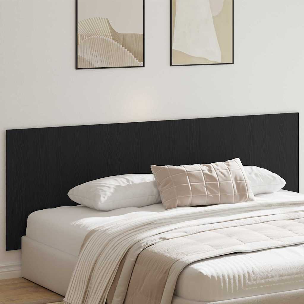 Uzglavlje za krevet Zidne Crni hrast 160 x 1.5 x 80.5 cm