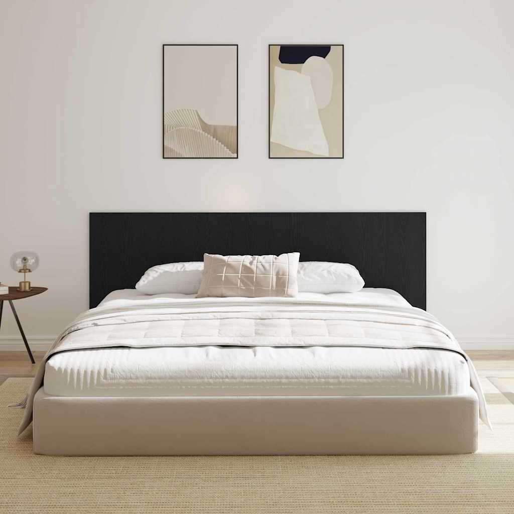Uzglavlje za krevet Zidne Crni hrast 160 x 1.5 x 80.5 cm