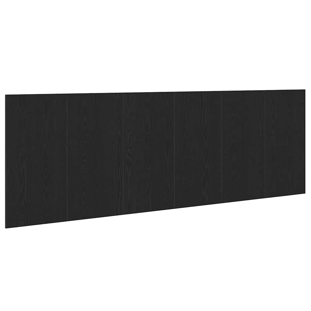 Uzglavlje za krevet Zidne Crni hrast 160 x 1.5 x 80.5 cm