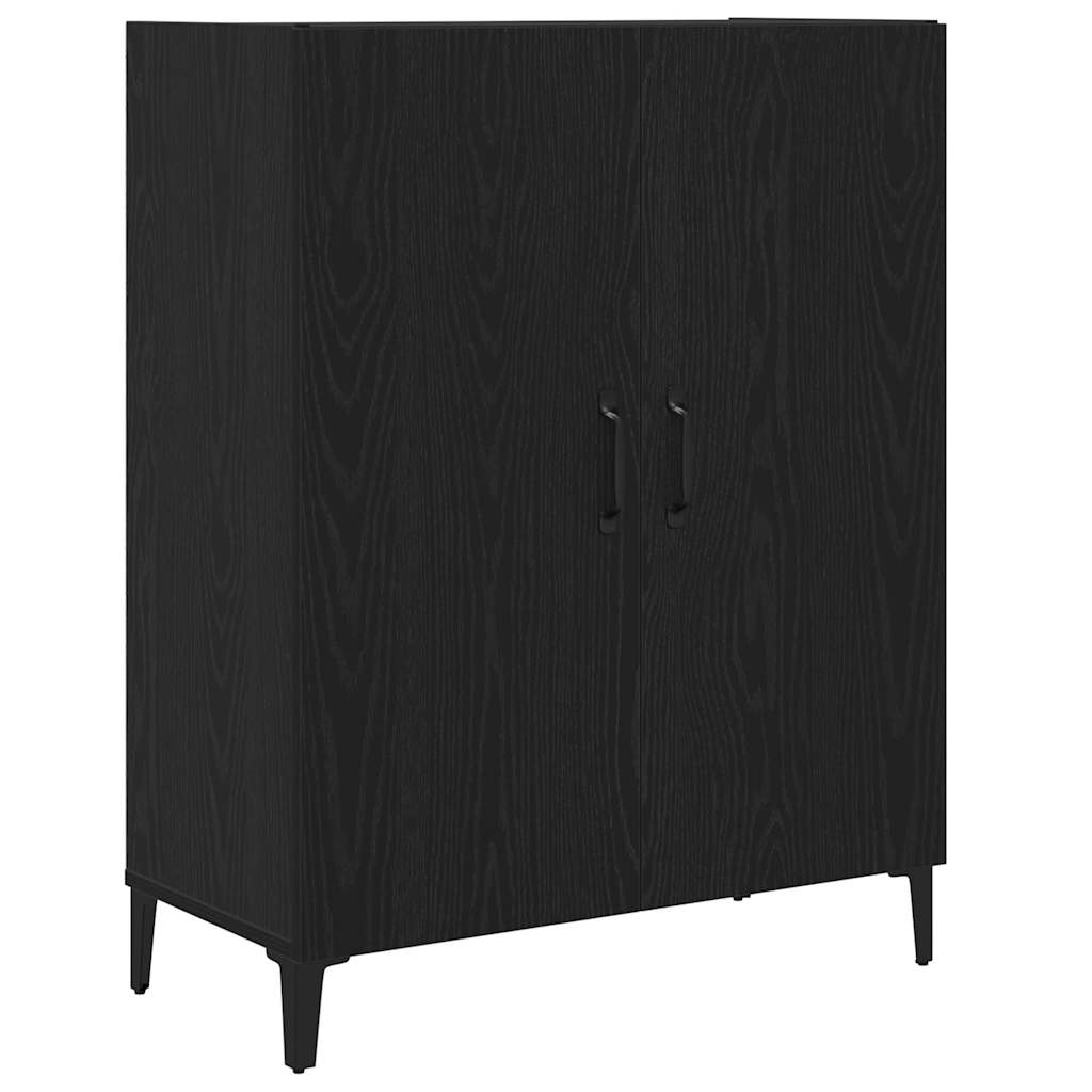 Komoda crni hrast 69,5x34x90 cm Inženirsko drvo