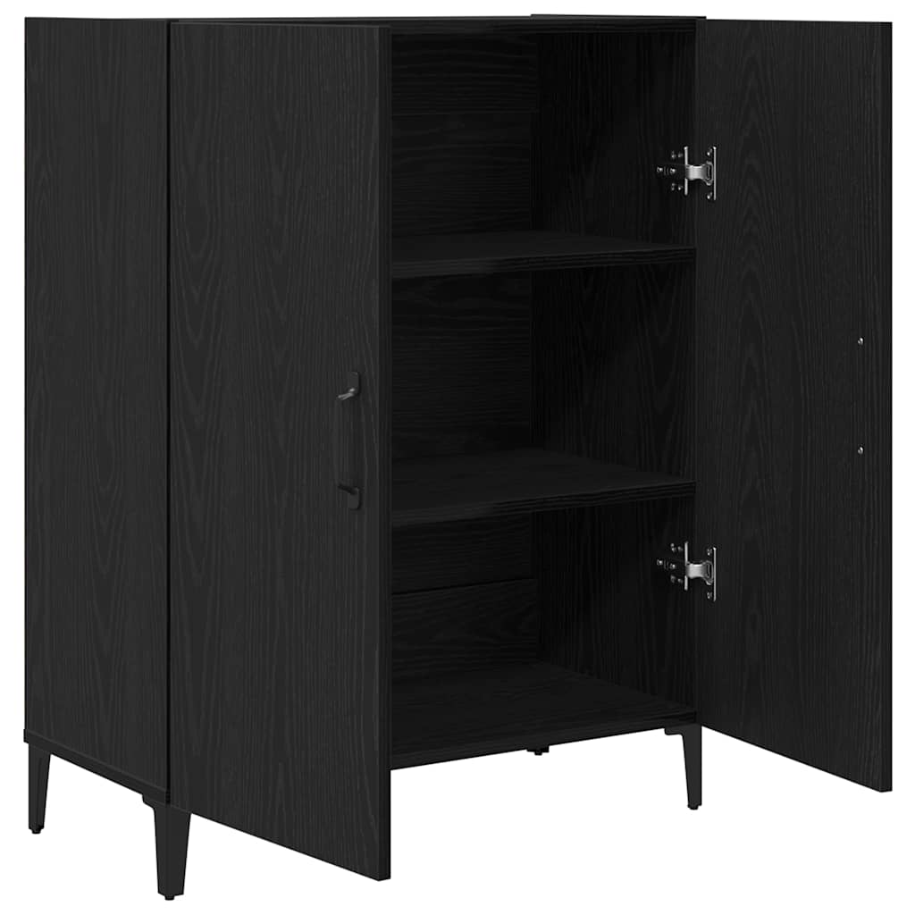 Komoda crni hrast 69,5x34x90 cm Inženirsko drvo