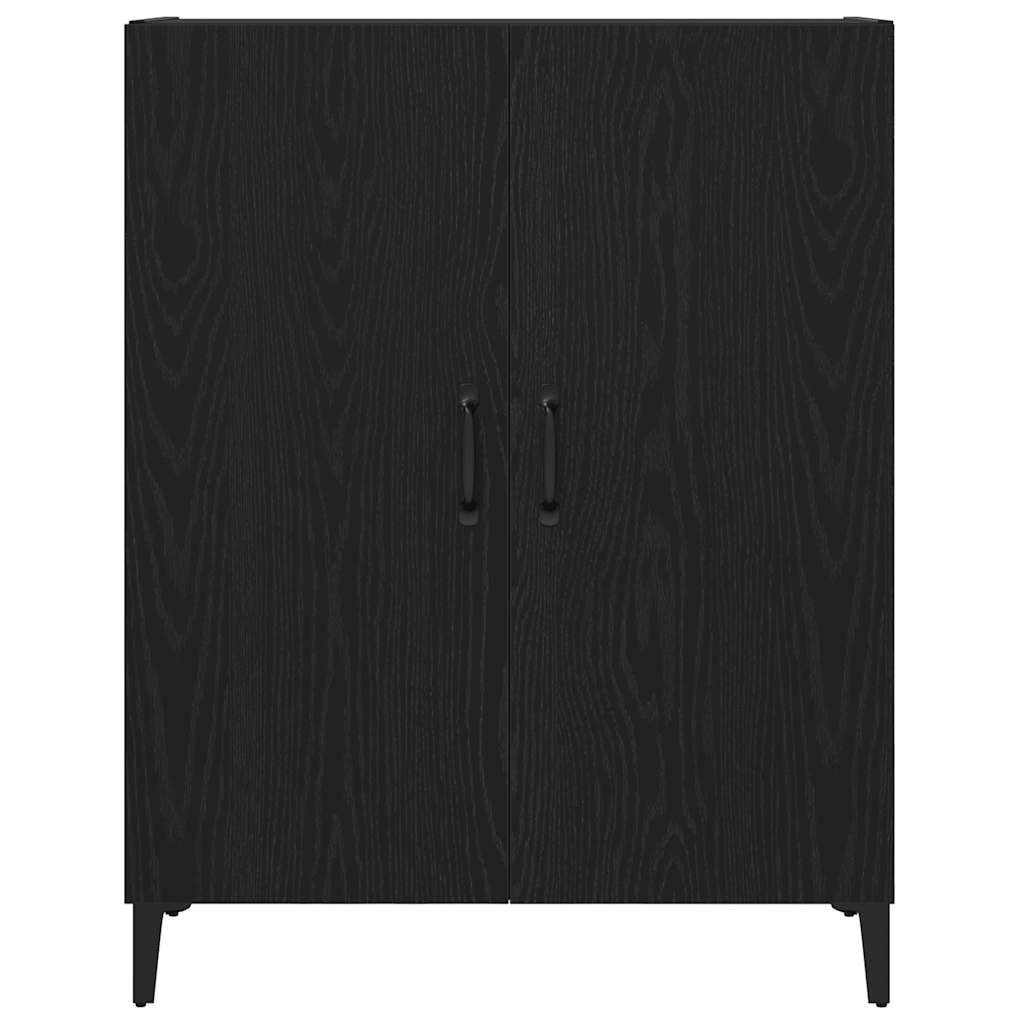 Komoda crni hrast 69,5x34x90 cm Inženirsko drvo