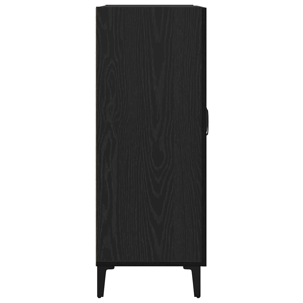 Komoda crni hrast 69,5x34x90 cm Inženirsko drvo