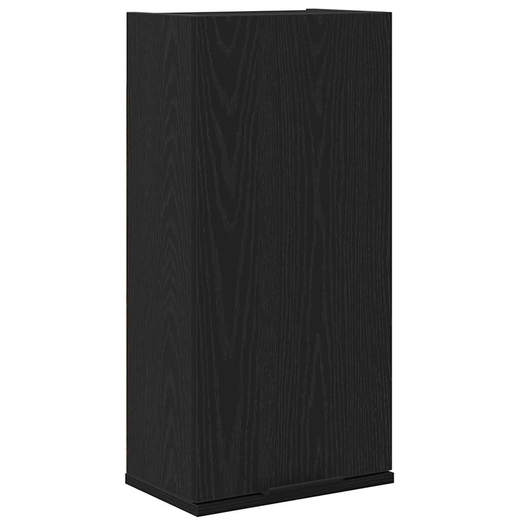 Zidni ormarić crni hrast 32x20x67 cm inženjerski drvo
