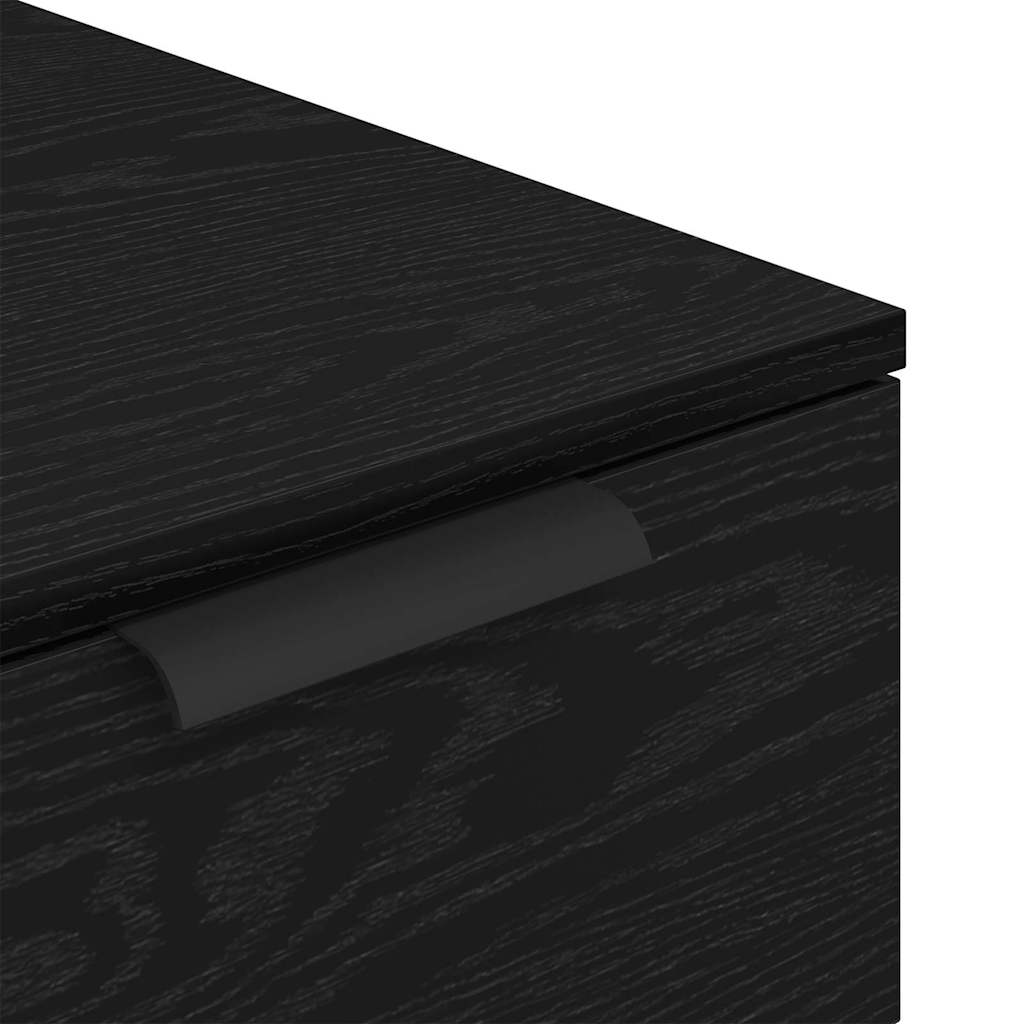 Uredski ormar Crni hrast 33 x 50 x 75 cm Konstruirano drvo