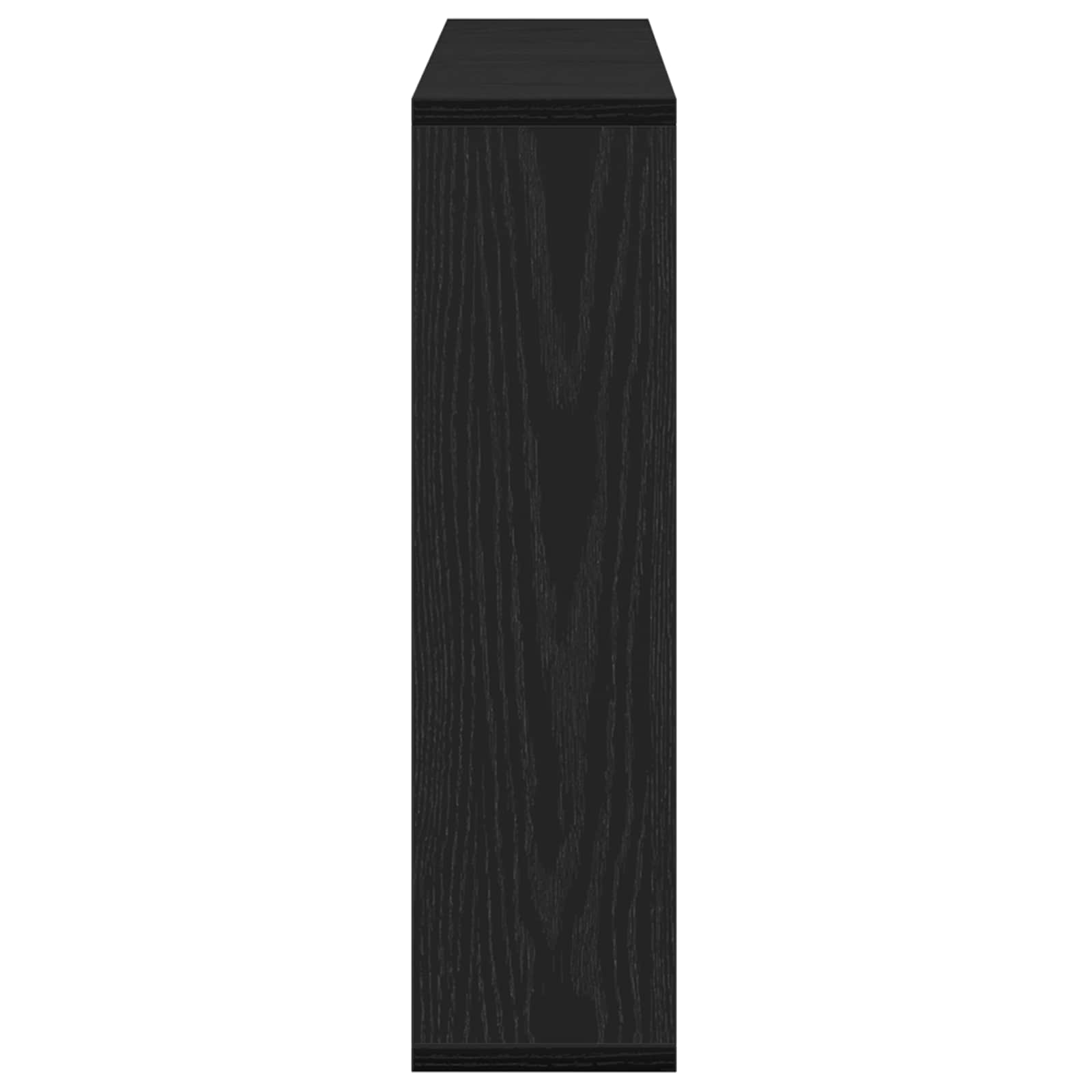 Ogledalo ormar Crni hrast 76 x 15 x 55 cm Konstruirano drvo