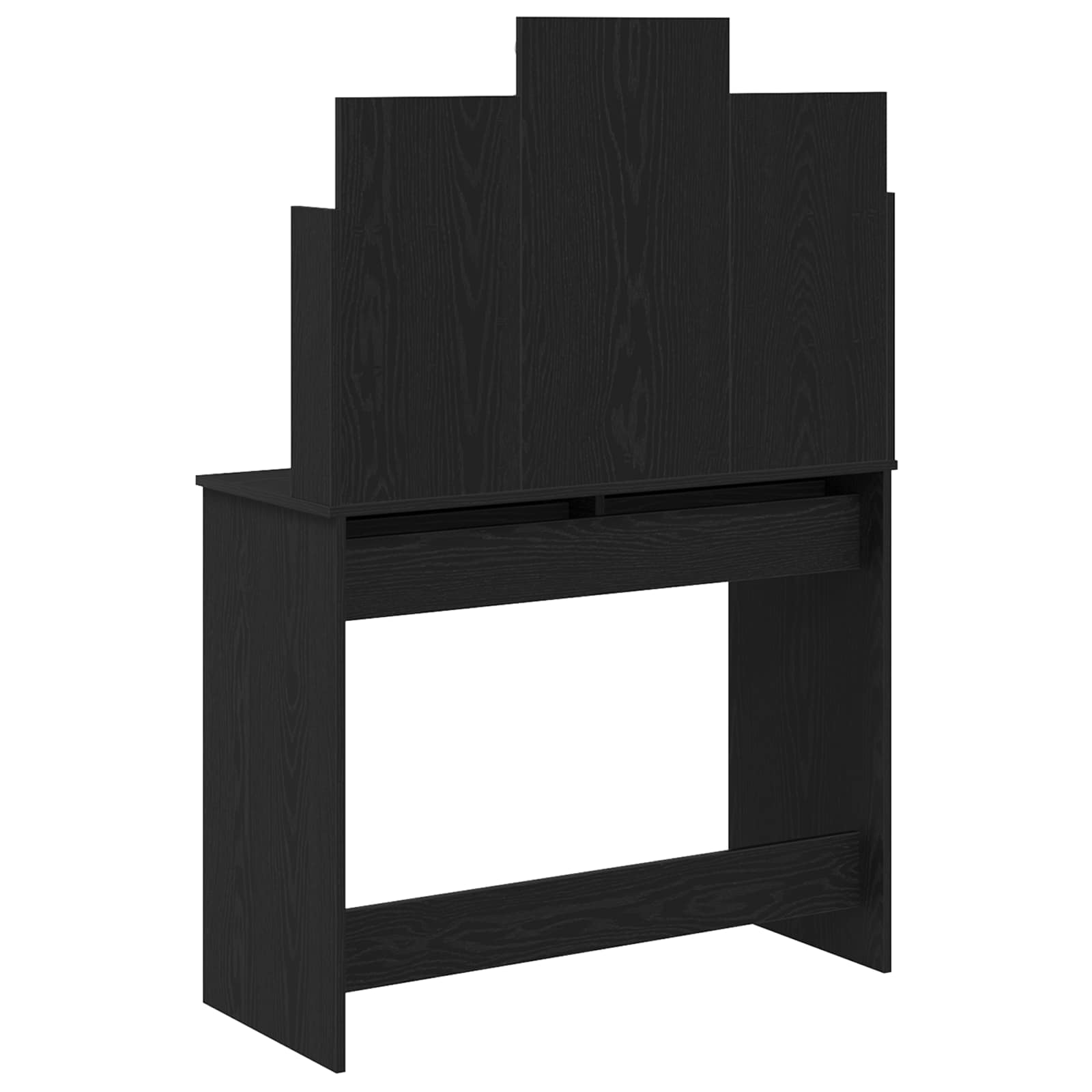 Toaletni stol Crni hrast 96 x 39 x 142 cm Konstruirano drvo