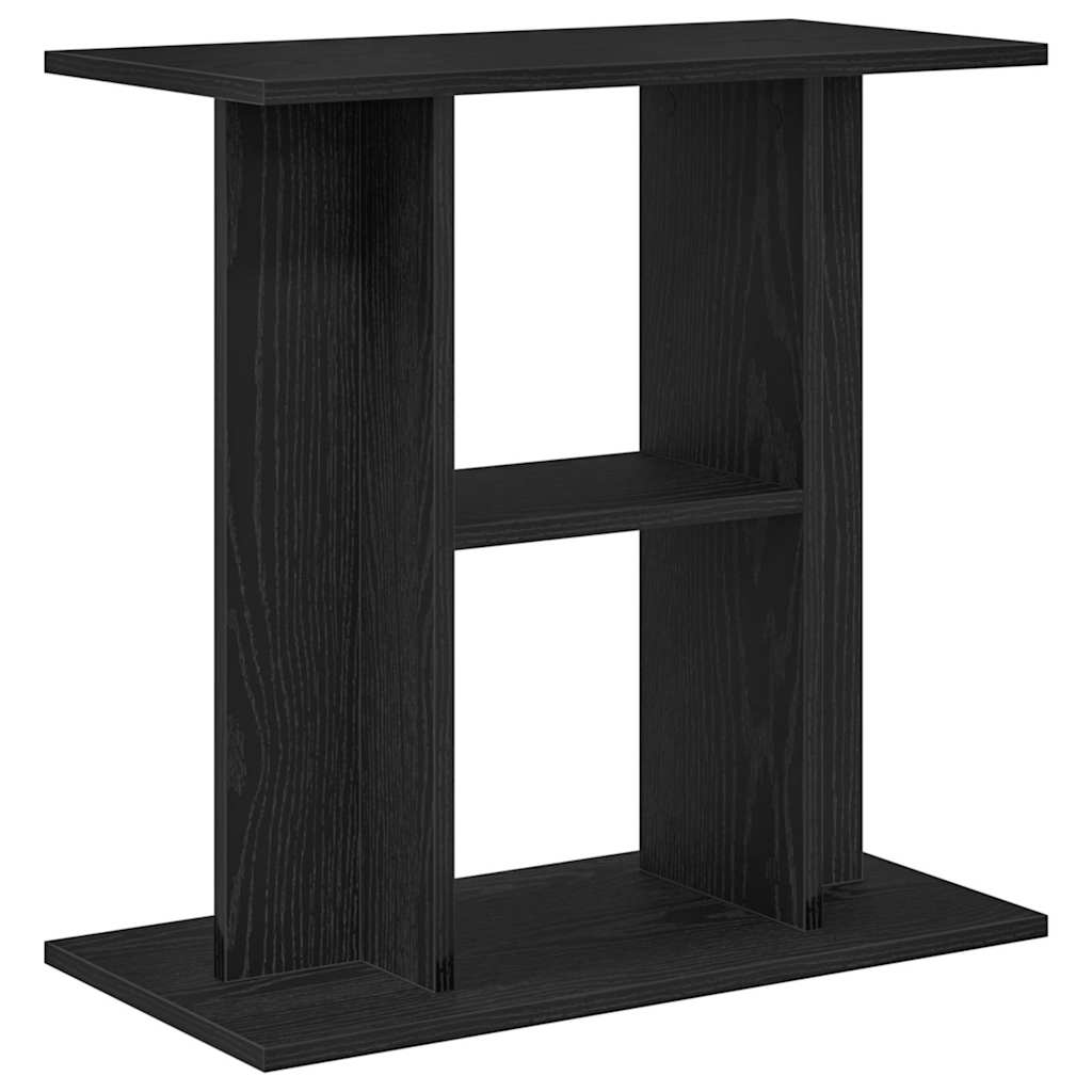 Stalak za akvarij crni hrast 60x30x60 cm inženjerski drvo