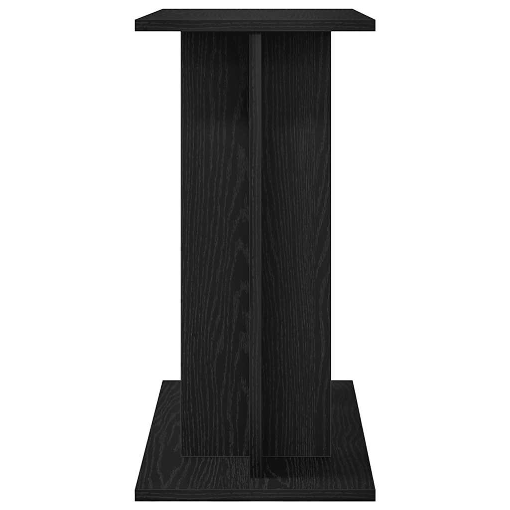 Stalak za akvarij crni hrast 60x30x60 cm inženjerski drvo