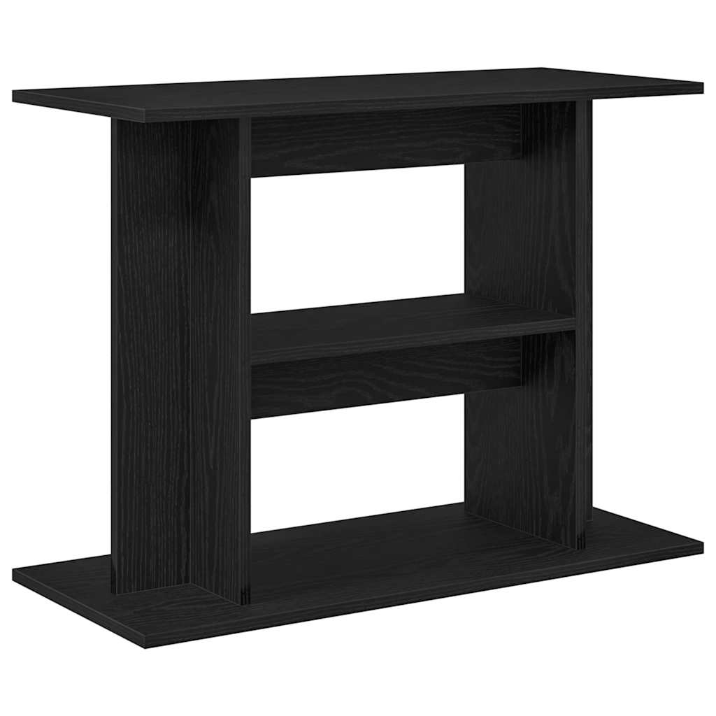 Stalak za akvarij crni hrast 80x35x60 cm konstruirano drvo