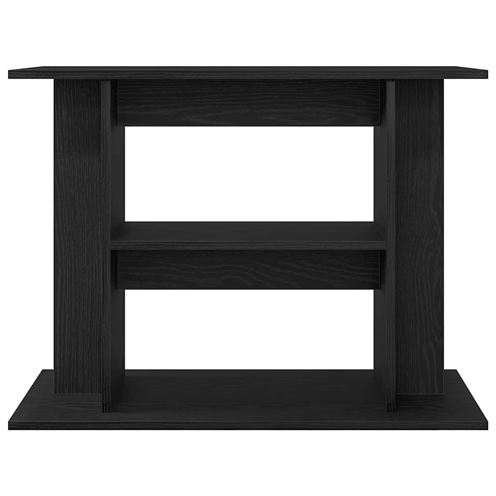 Stalak za akvarij crni hrast 80x35x60 cm konstruirano drvo