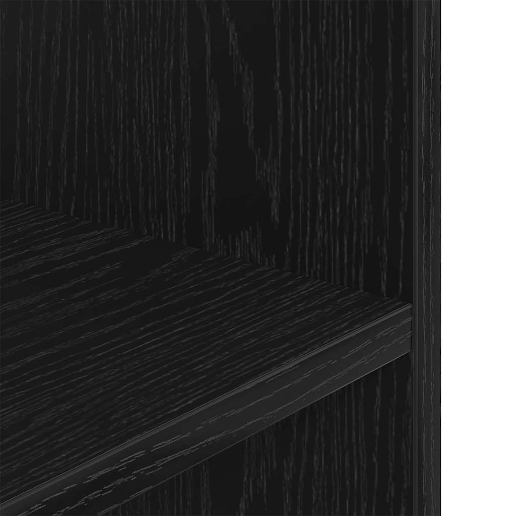 Stalak za akvarij crni hrast 80x35x60 cm konstruirano drvo