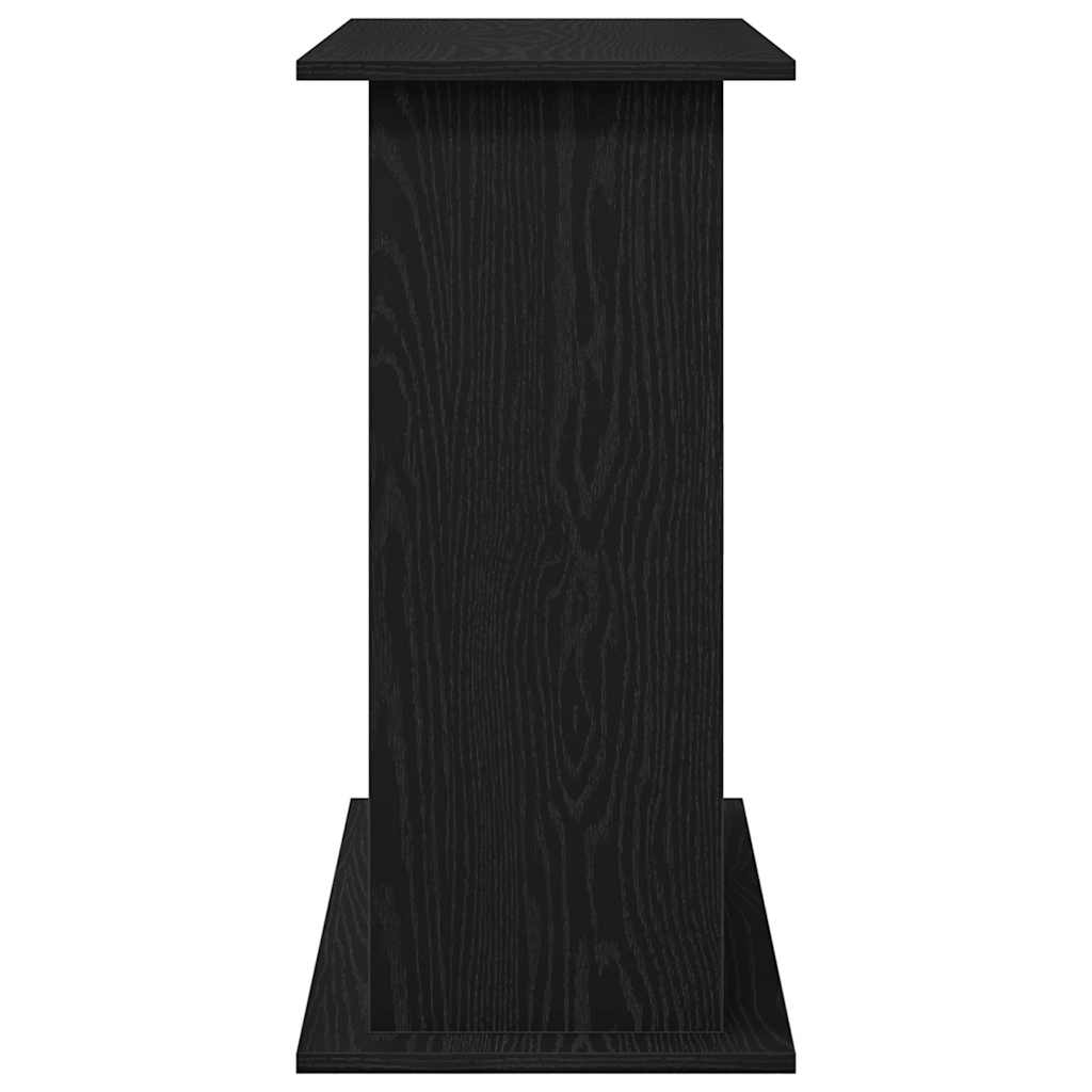 Stalak za akvarij crni hrast 81x36x73 cm Konstruirano drvo
