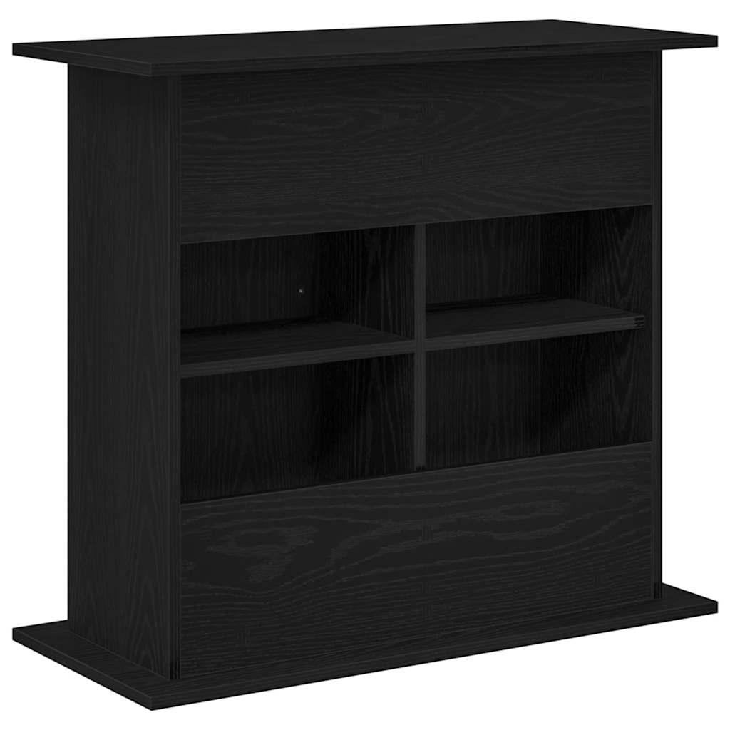 Stalak za akvarij crni hrast 81x36x73 cm Konstruirano drvo