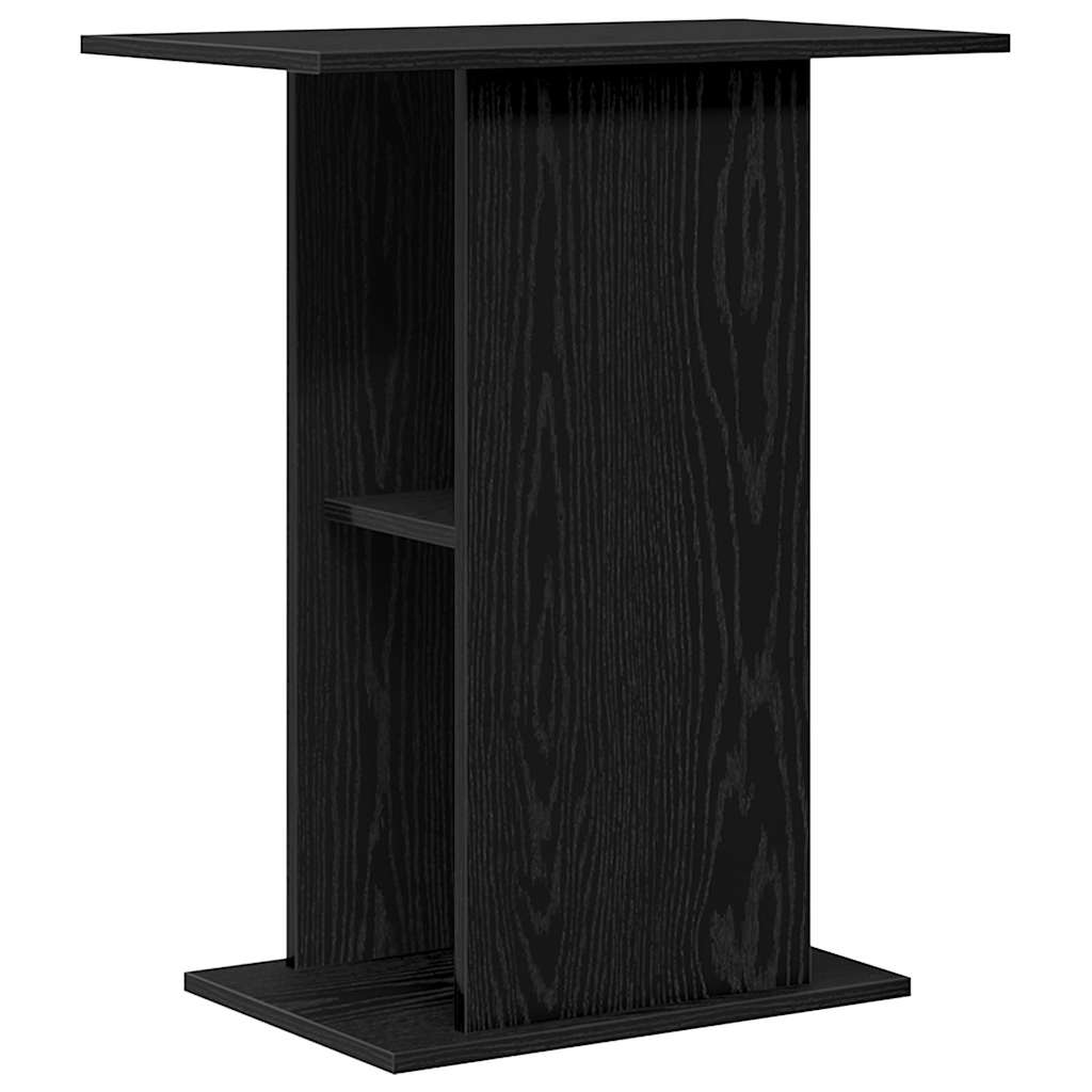 Stalak za akvarij crni hrast 60,5 x 36 x 72,5 cm Konstruirano drvo