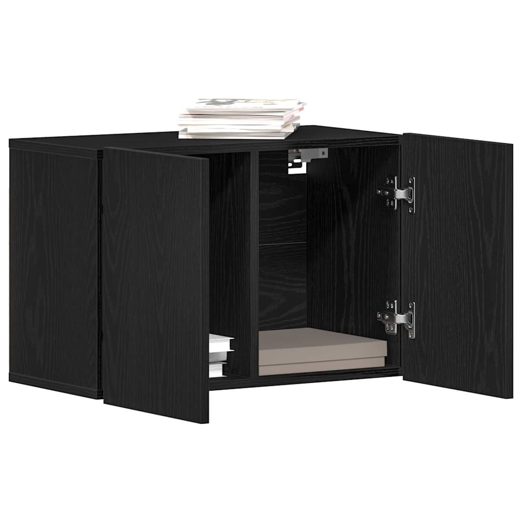 TV ormarić crni hrast 60x30x41 cm inženjerski drvo