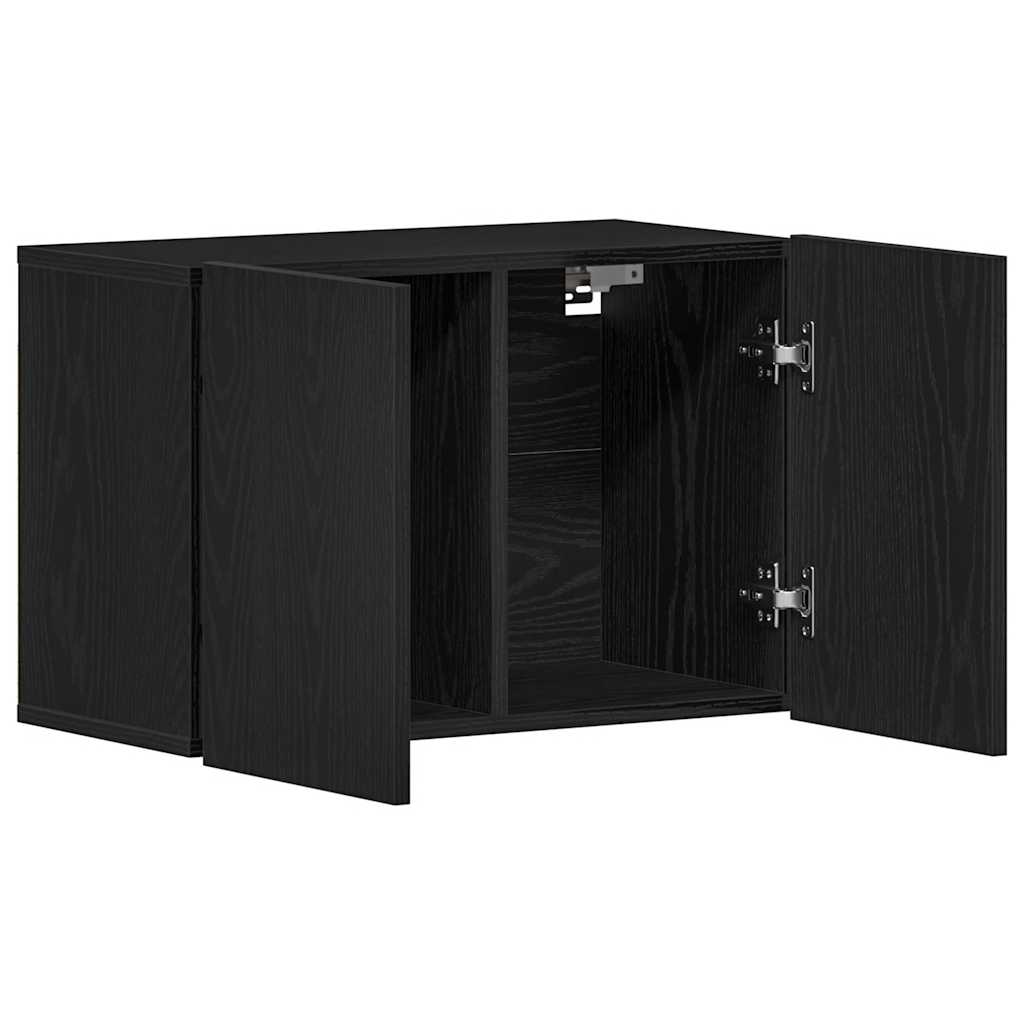 TV ormarić crni hrast 60x30x41 cm inženjerski drvo