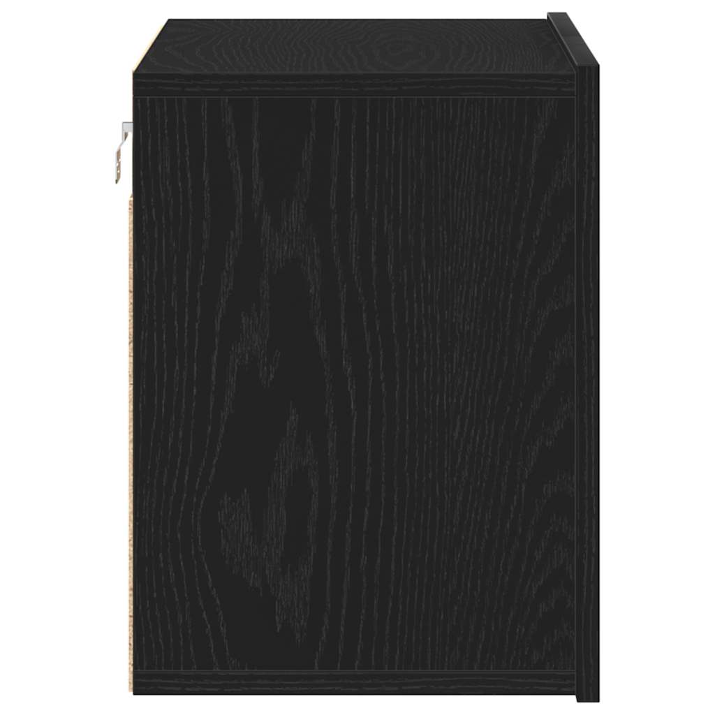 TV ormarić crni hrast 60x30x41 cm inženjerski drvo