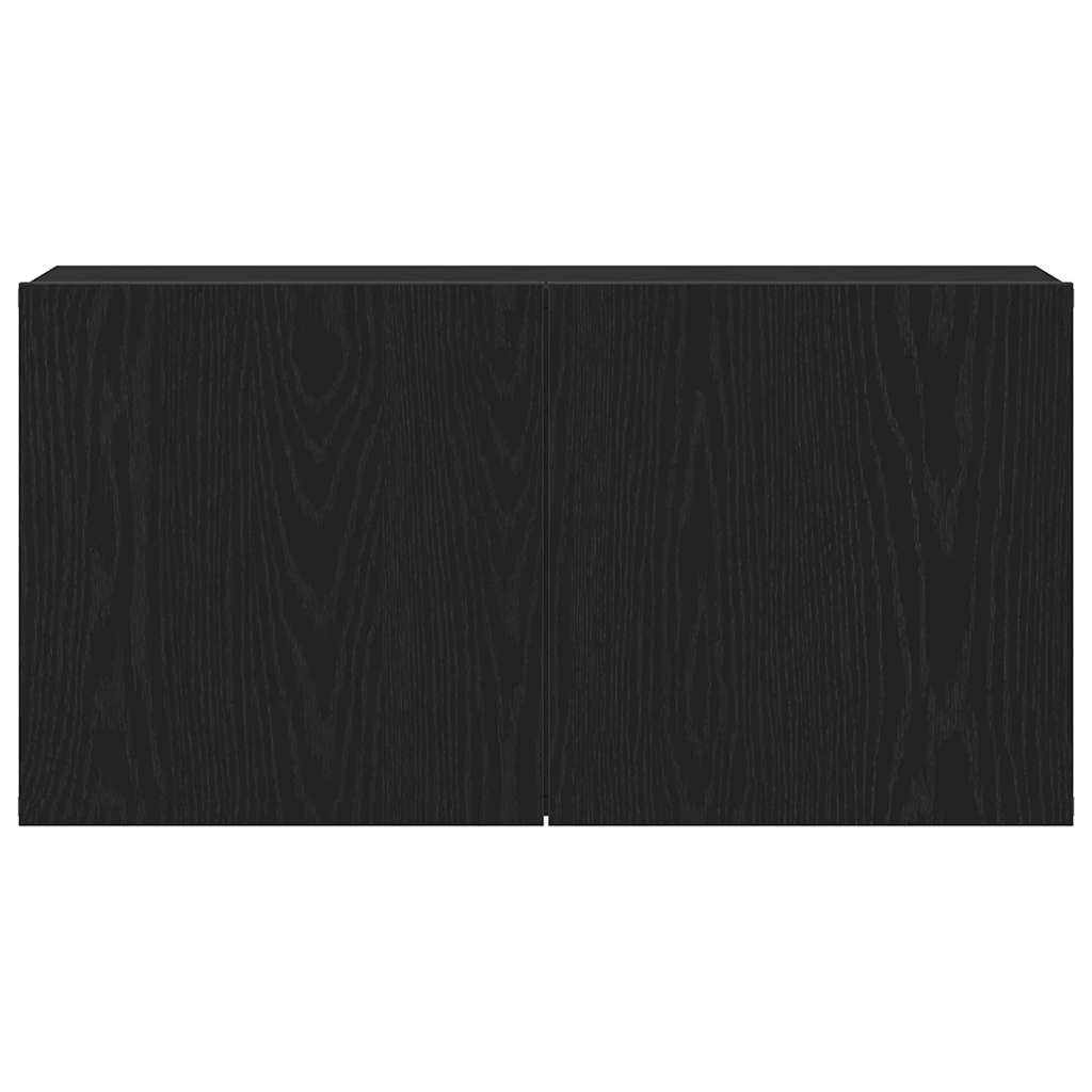 TV ormarić crni hrast 80x30x41 cm inženjerski drvo