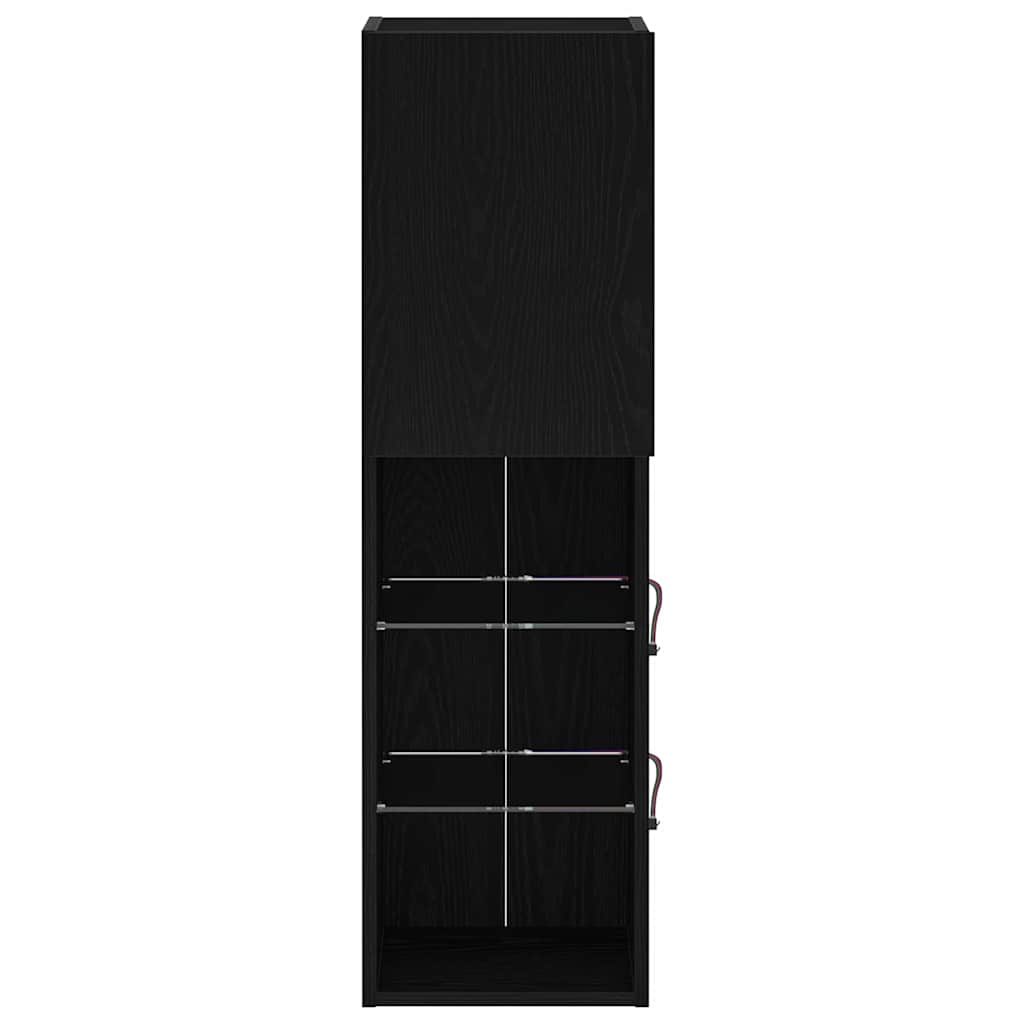 Set TV komoda Crni hrast 30,5 x 30 x 102 cm Konstruirano drvo