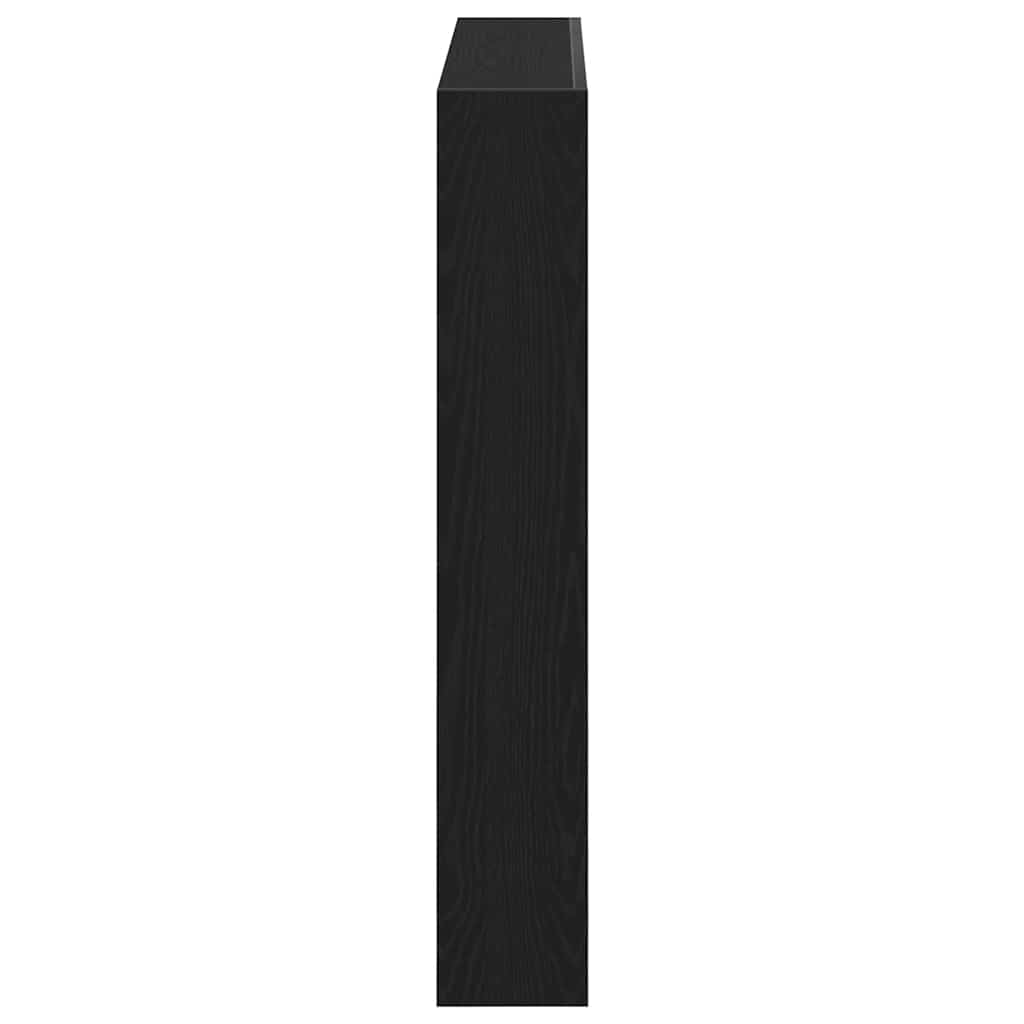 Ormarić za uzglavlje LED boja crni hrasta 100x17x102 cm