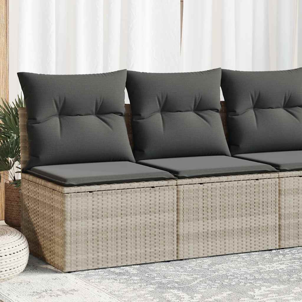 2-dijelni set vrtnih sofa s jastucima od poliratana i bagrem